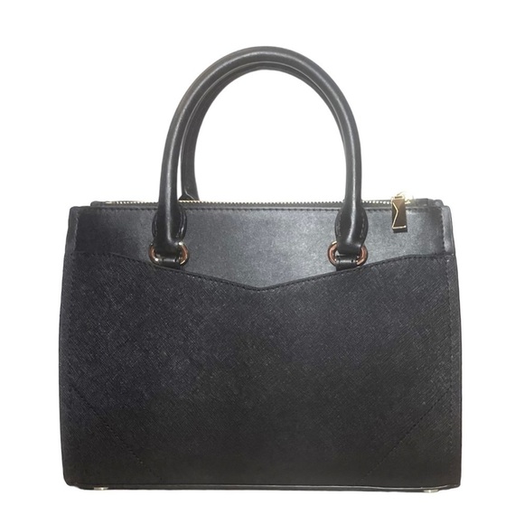 MICHAEL KORS Everly Black Medium Saffiano Leather Satchel. NWT - Picture 7 of 16